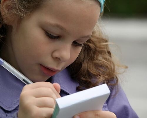 to-write-girl-child-schoolboy